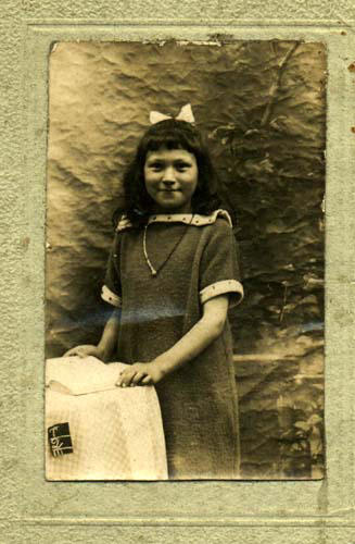 Cherrier Suzanne fille de Jules et Marie.